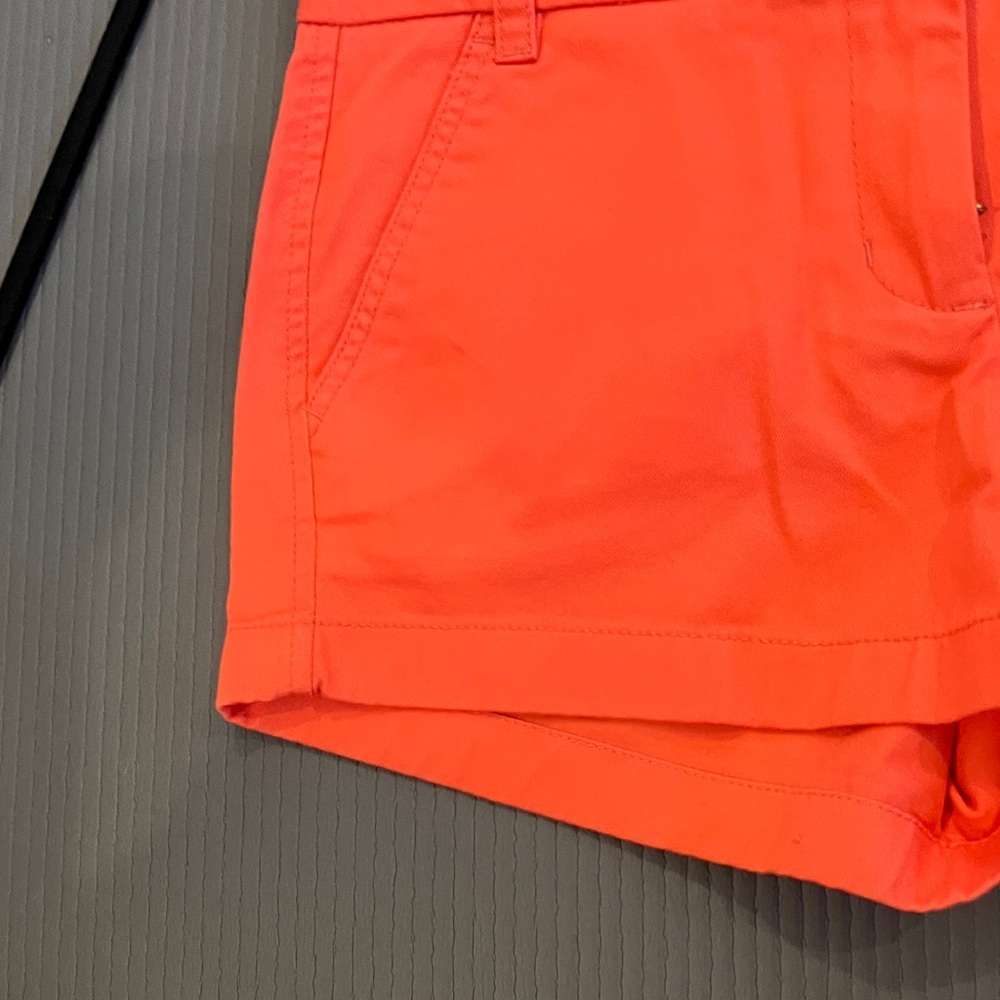 J. Crew Vibrant Coral Chino broken in Shorts size 6 - Picture 7 of 9
